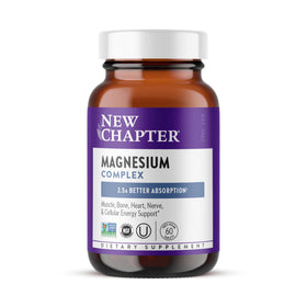 Complexe de Magnésium Bisglycinate 325mg New Chapter vue avant