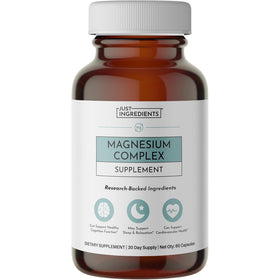 Complexe de magnésium JUST INGREDIENTS 60 capsules vue avant