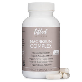 Complexe de Magnésium Lifted Naturals 120 capsules vue de face