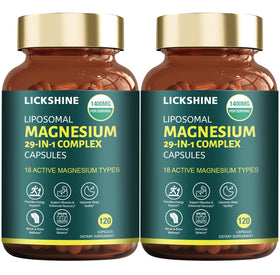 Complexe de magnésium liposomal 29-en-1 de lickshine, vue de face