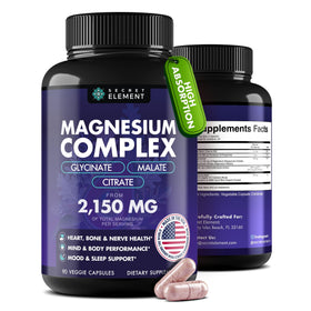 Complexe de Magnésium Secret Element 2 150 mg boîte avant
