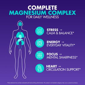 Complexe de Magnésium Secret Element 2 150 mg capsules dans un verre