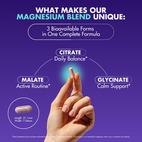 Complexe de Magnésium Secret Element 2 150 mg côté de la boîte