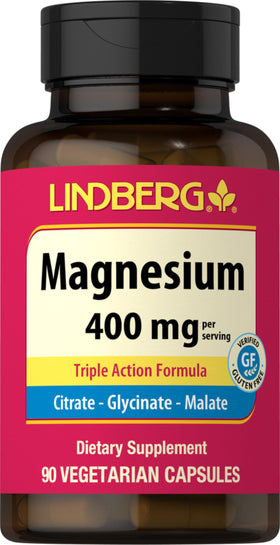 Complexe de Magnésium Triple Lindberg 400 mg - vue avant