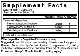 Complexe de Magnésium Triple Nature's Fusions, capsules ouvertes