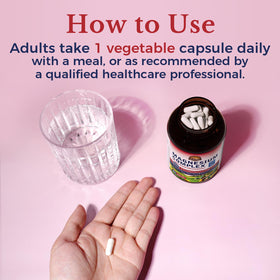 Complexe de Magnésium Vitalitown 500mg 240 capsules sur table