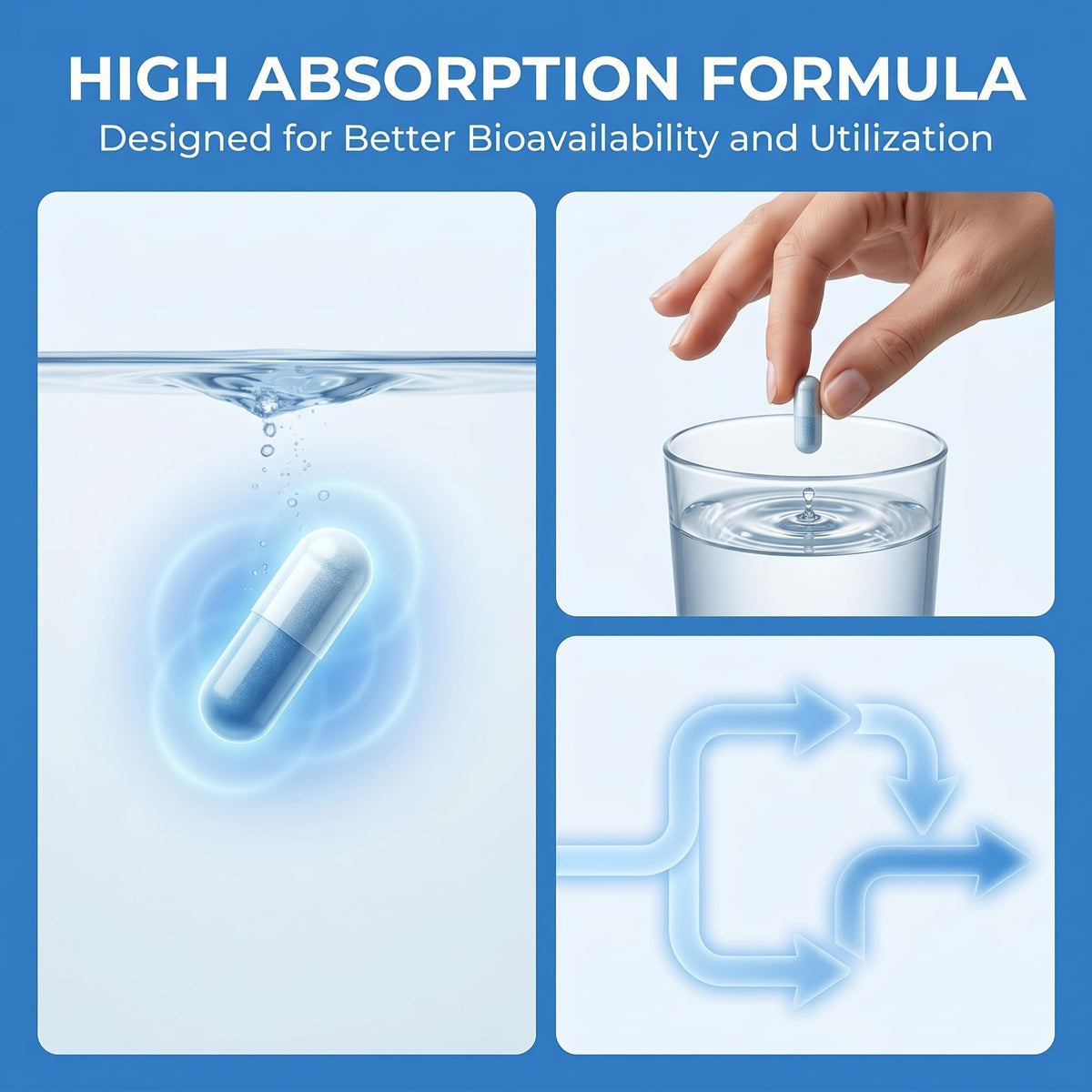 Complexe de Magnésium wuliao 1000mg capsules sur une surface