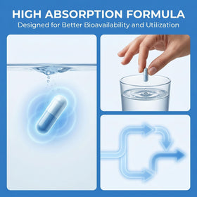 Complexe de Magnésium wuliao 1000mg capsules sur une surface