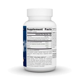 Complexe de Mélatonine Source Naturals 3 mg - emballage arrière