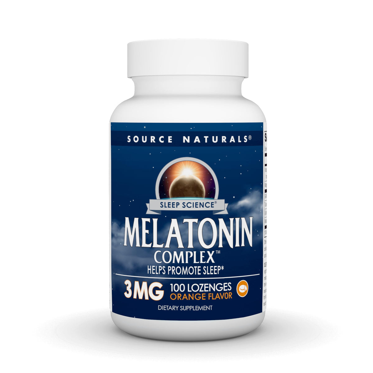 Complexe de Mélatonine Source Naturals 3 mg - emballage avant