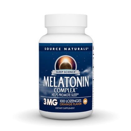 Complexe de Mélatonine Source Naturals 3 mg - emballage avant