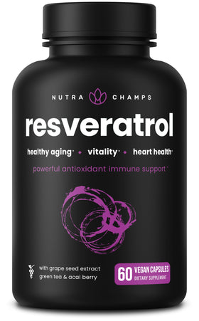 Complexe de Resvératrol NutraChamps 1 200 mg vue avant