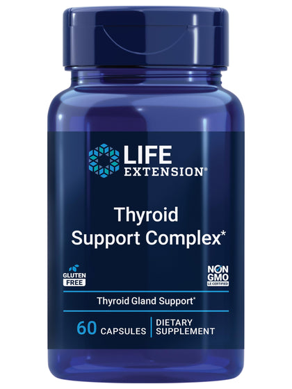 Complexe de Soutien Thyroïdien Life Extension 60 capsules vue de face