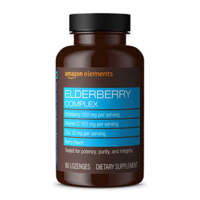 Complexe de Sureau Elements 60 pastilles saveur baie, vue avant