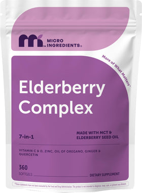 Complexe de Sureau Micro Ingredients 360 gélules vue avant