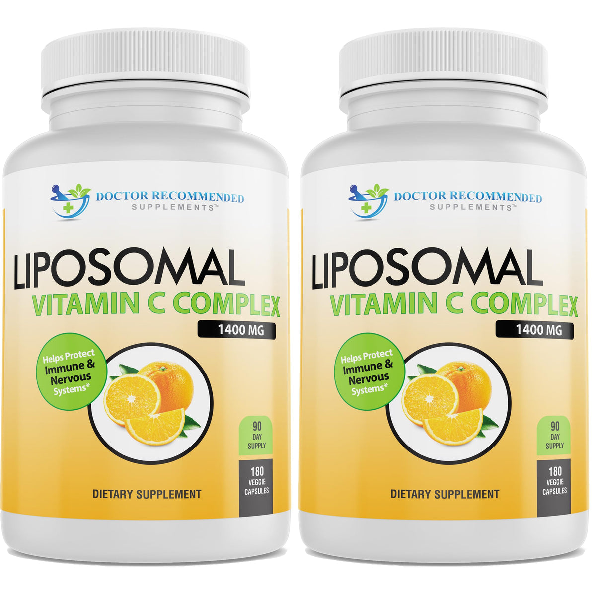 Complexe de Vitamine C Liposomale 1400mg - Bouteille avant