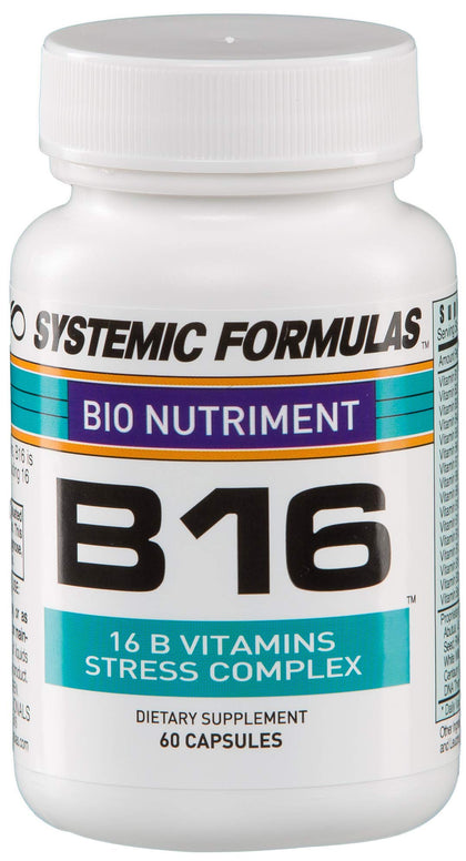 Complexe de vitamines B 50g Systemic Formulas, vue de face