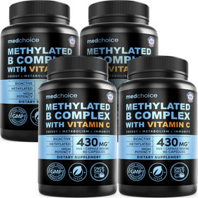Complexe de Vitamines B 9-en-1 MEDCHOICE, boîte vue de face