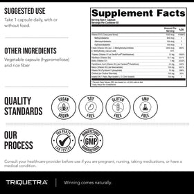 Complexe de Vitamines B Actives Triquetra Health en mode lifestyle