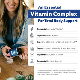 Complexe de Vitamines B Actives Triquetra Health étiquette