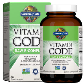 Complexe de Vitamines B Garden of Life 60 capsules végétales
