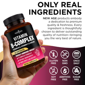 Complexe de Vitamines B NEW AGE, emballage vu de côté
