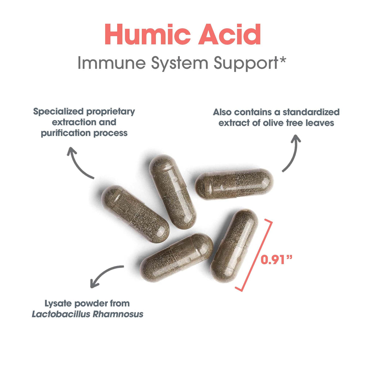 Complexe Humic-Monolaurin 120 capsules - prise en main