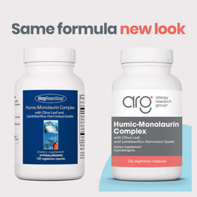 Complexe Humic-Monolaurin 120 capsules - vue de côté