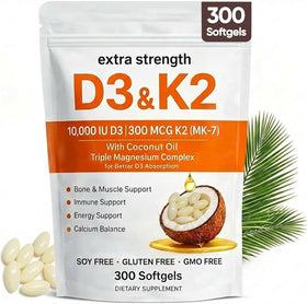 Complexe IRMI de Vitamine D3 K2 Magnésium 300 gélules vue de face
