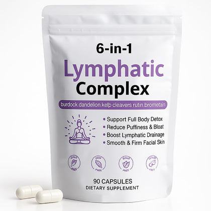 Complexe Lymphatique 6 en 1 WXDOAU 90 capsules vue avant