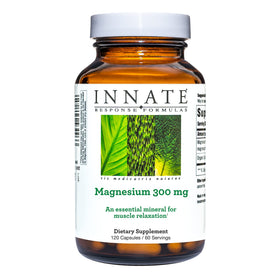 Complexe Magnésium INNATE 300mg 120 capsules vue de face