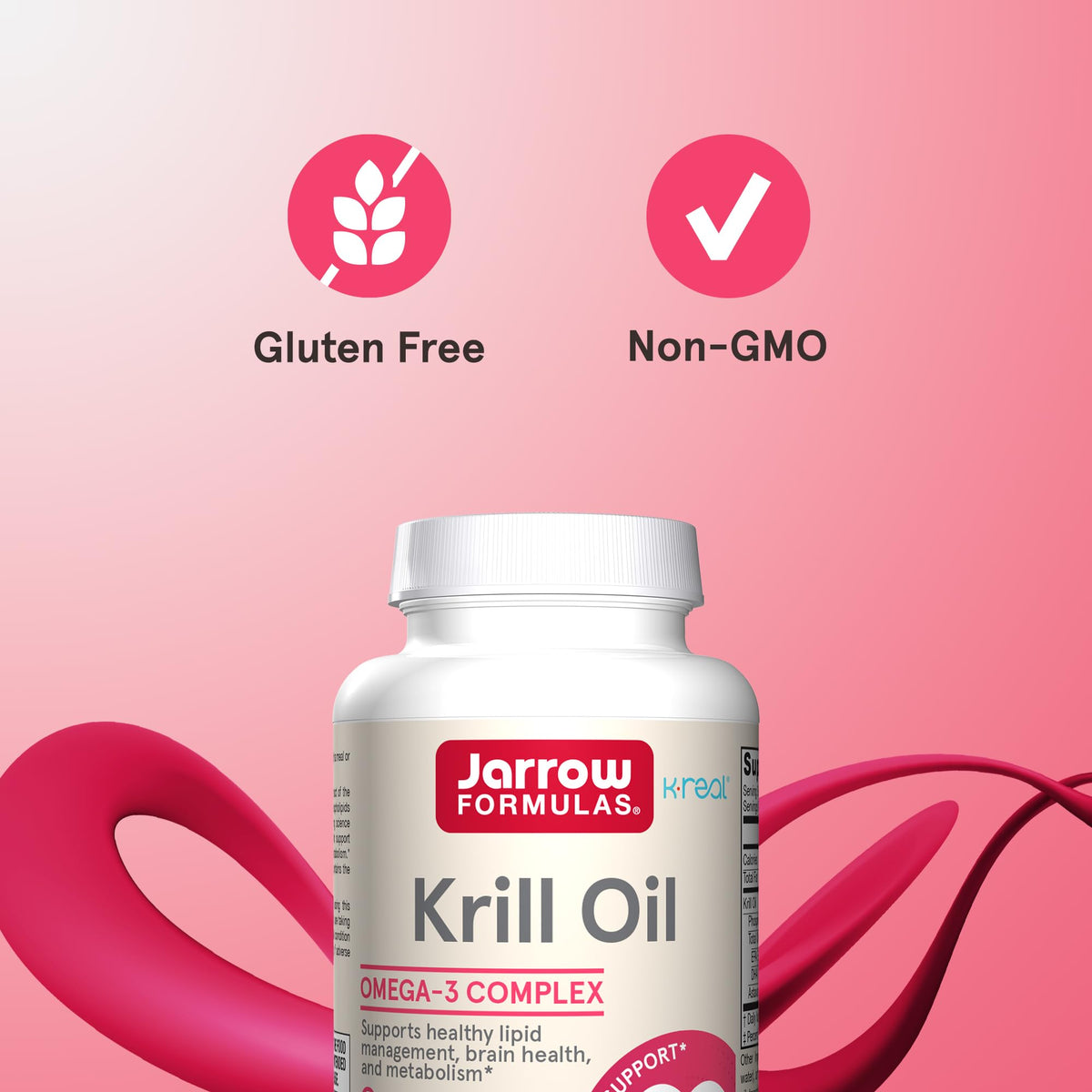 Composition d'huile de krill Jarrow Formulas en détail