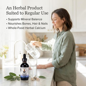 Composition de l'Extrait de Calcium Herboriste avec des herbes