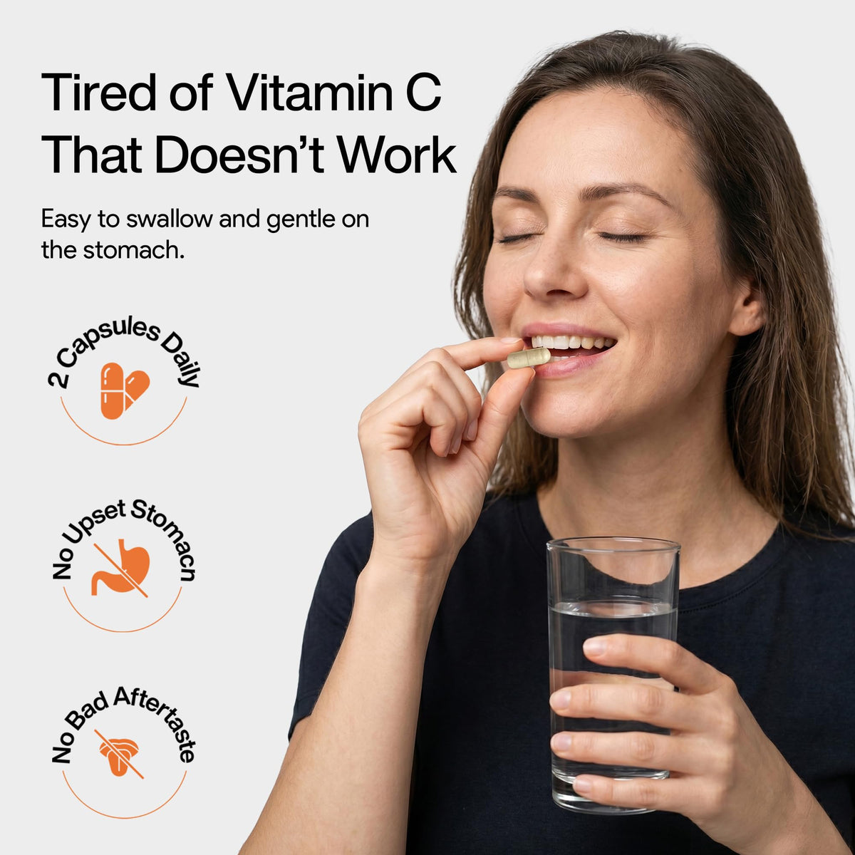 Composition de la Vitamine C Liposomale NutriFlair sur l'étiquette