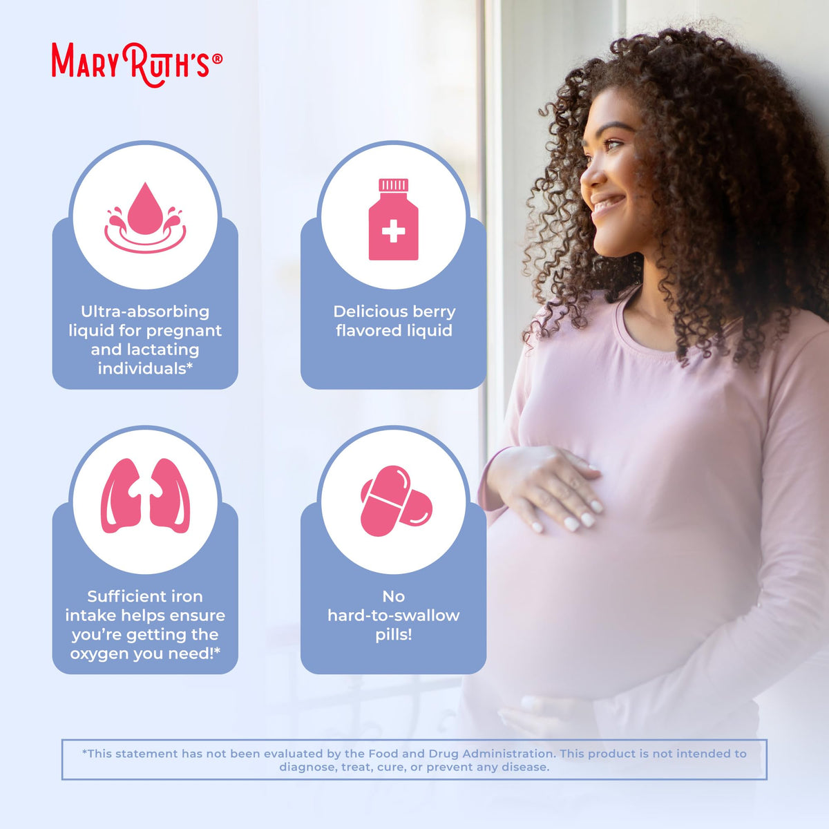Composition de MARYRUTH'S Fer Liquide Prénatal & Postnatal