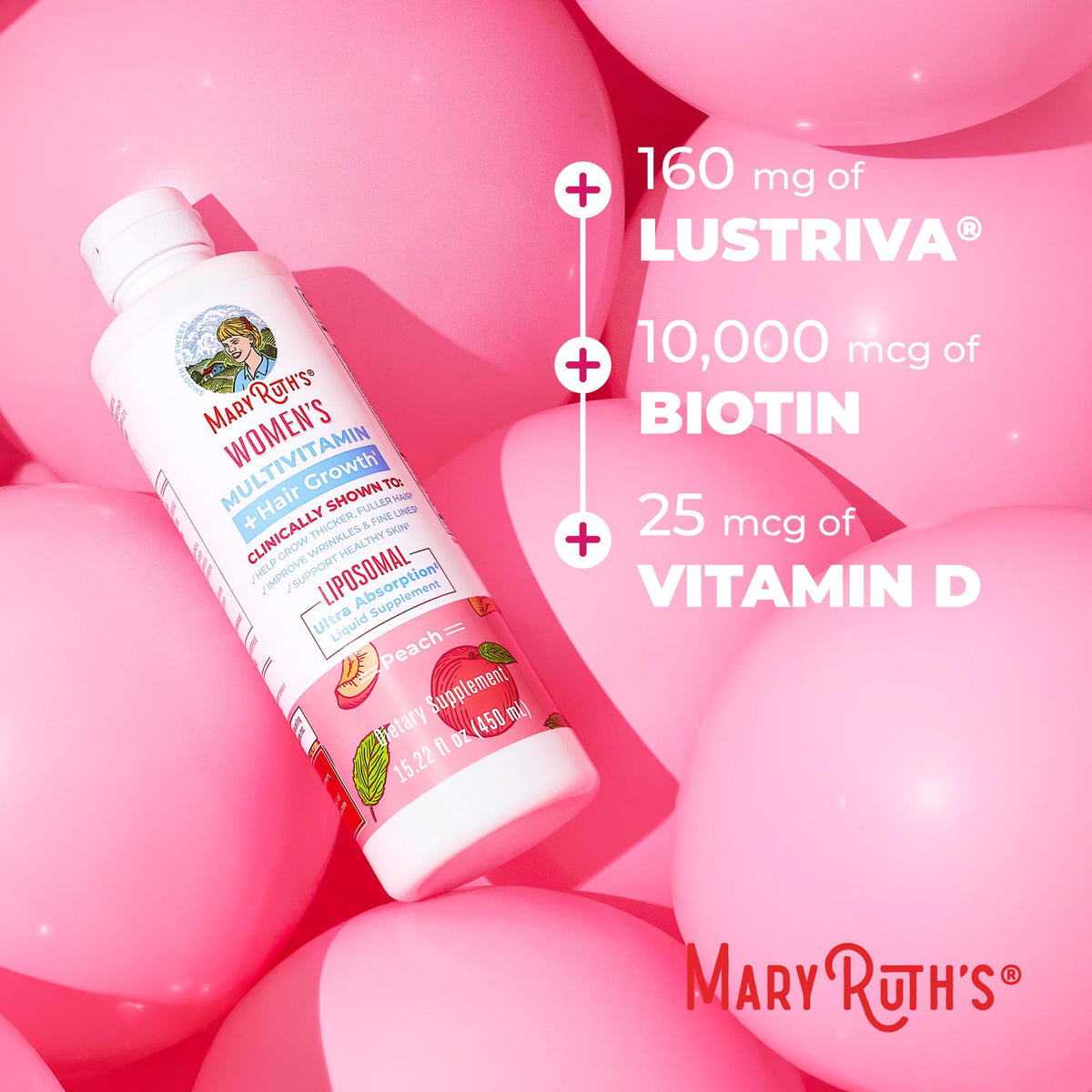 Composition de MARYRUTH'S Multivitamine Femme