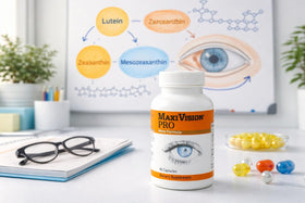 Composition de MaxiVision PRO Meso Formula avec lutéine et zéaxanthine