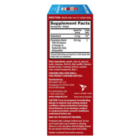 Composition de MegaRed Huile de Krill Omega-3 sur le flacon