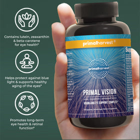 Composition de Primal Harvest Vision avec extrait de myrtille