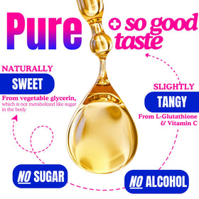 Composition de PureRootss Liposomal Glutathione avec ingrédients