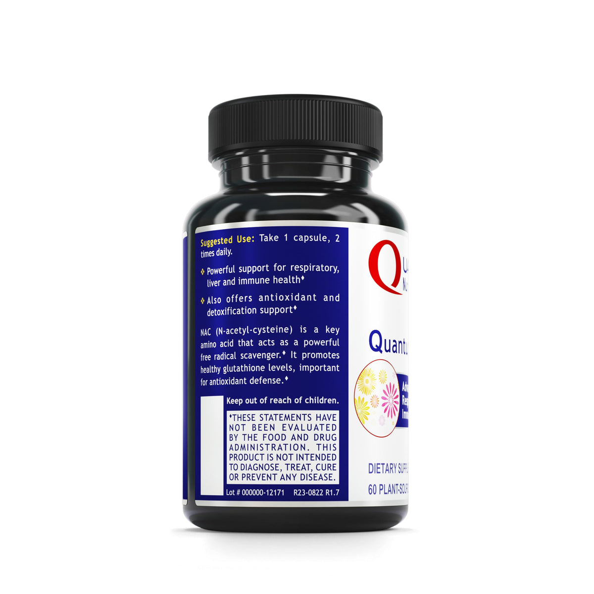 Composition de Quantum Nutrition NAC, détail des ingrédients naturels