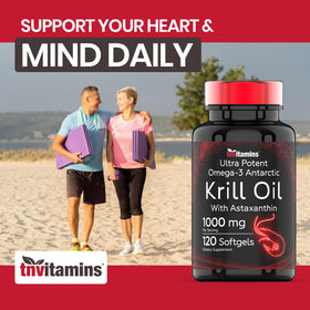 Composition de tnvitamins Huile de Krill Antarctique
