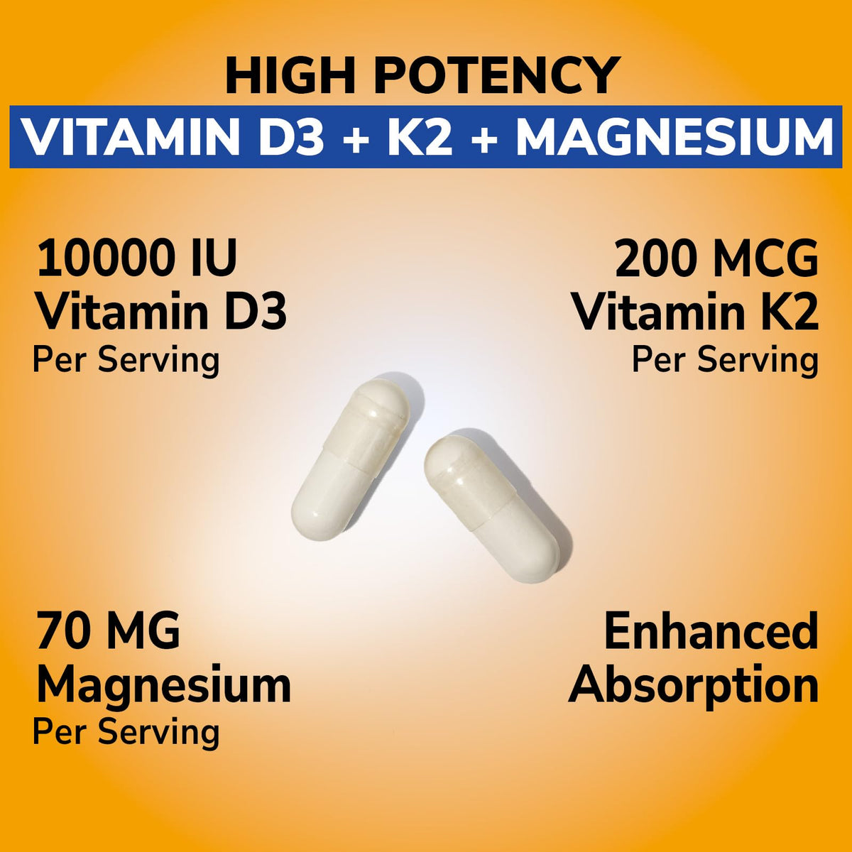 Composition de Vitalibre D3 K2 et magnésium