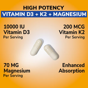 Composition de Vitalibre D3 K2 et magnésium