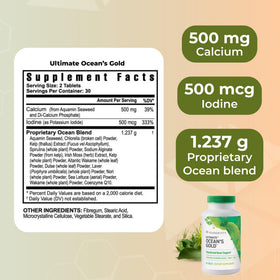 Composition des algues dans Youngevity Ocean's Gold