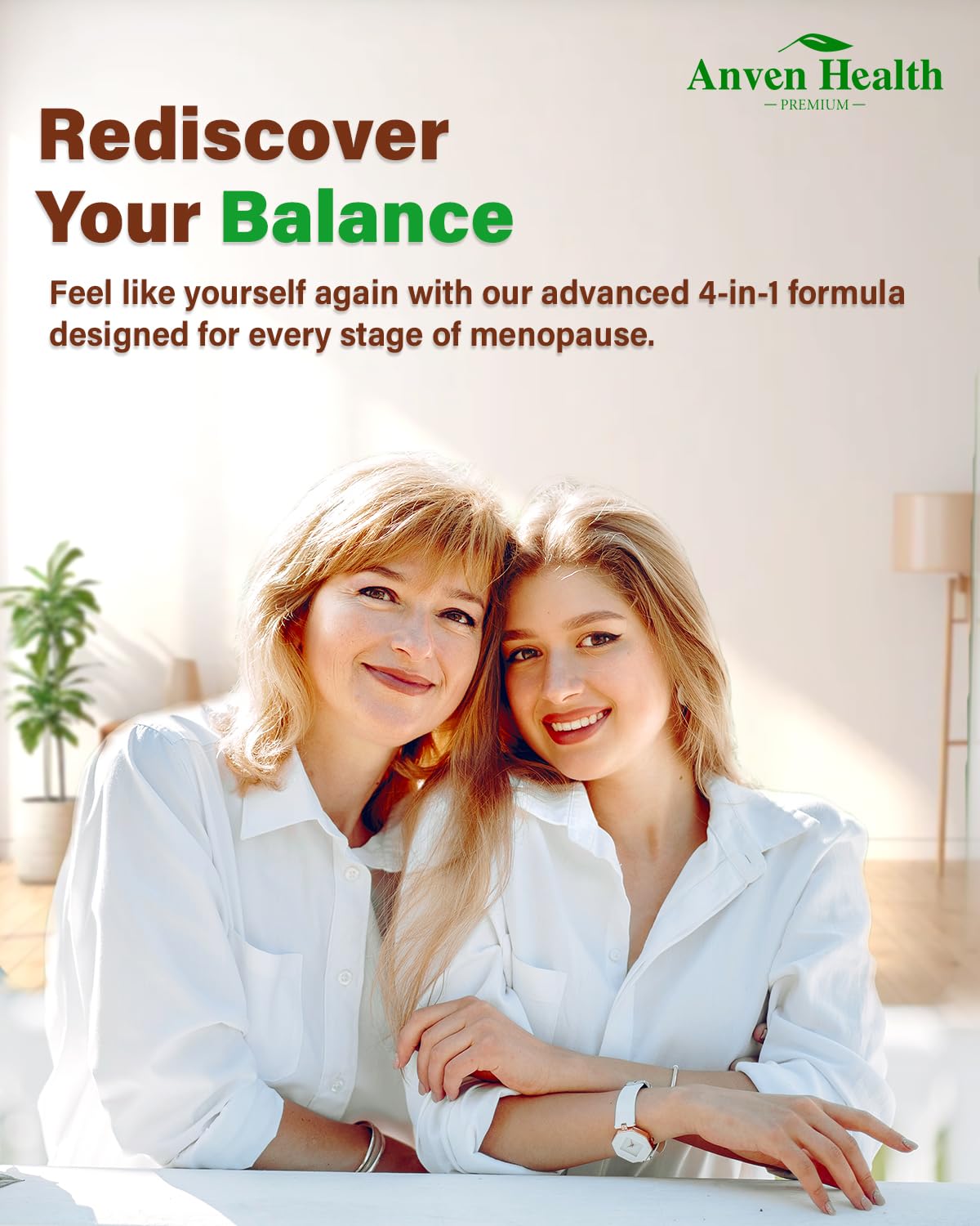 Composition des capsules Anven Health pour la ménopause