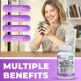 Composition des capsules AyBet Glutathione et Chardon-Marie
