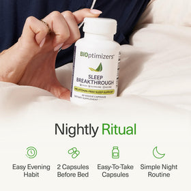 Composition des capsules BIOptimizers Sommeil Naturel
