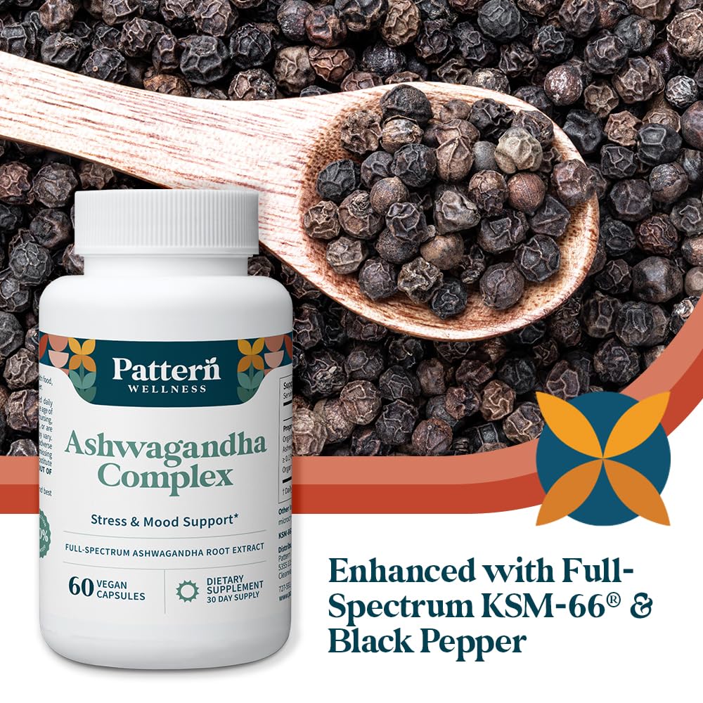 Composition des capsules d'Ashwagandha avec ingrédients clés