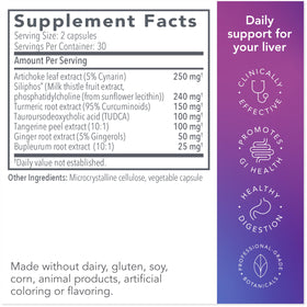 Composition des capsules de Biocidin Liver GB+